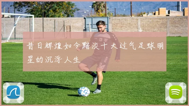 昔日辉煌如今黯淡十大过气足球明星的沉浮人生